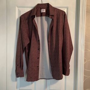 Men's Brown Patterned Shirt